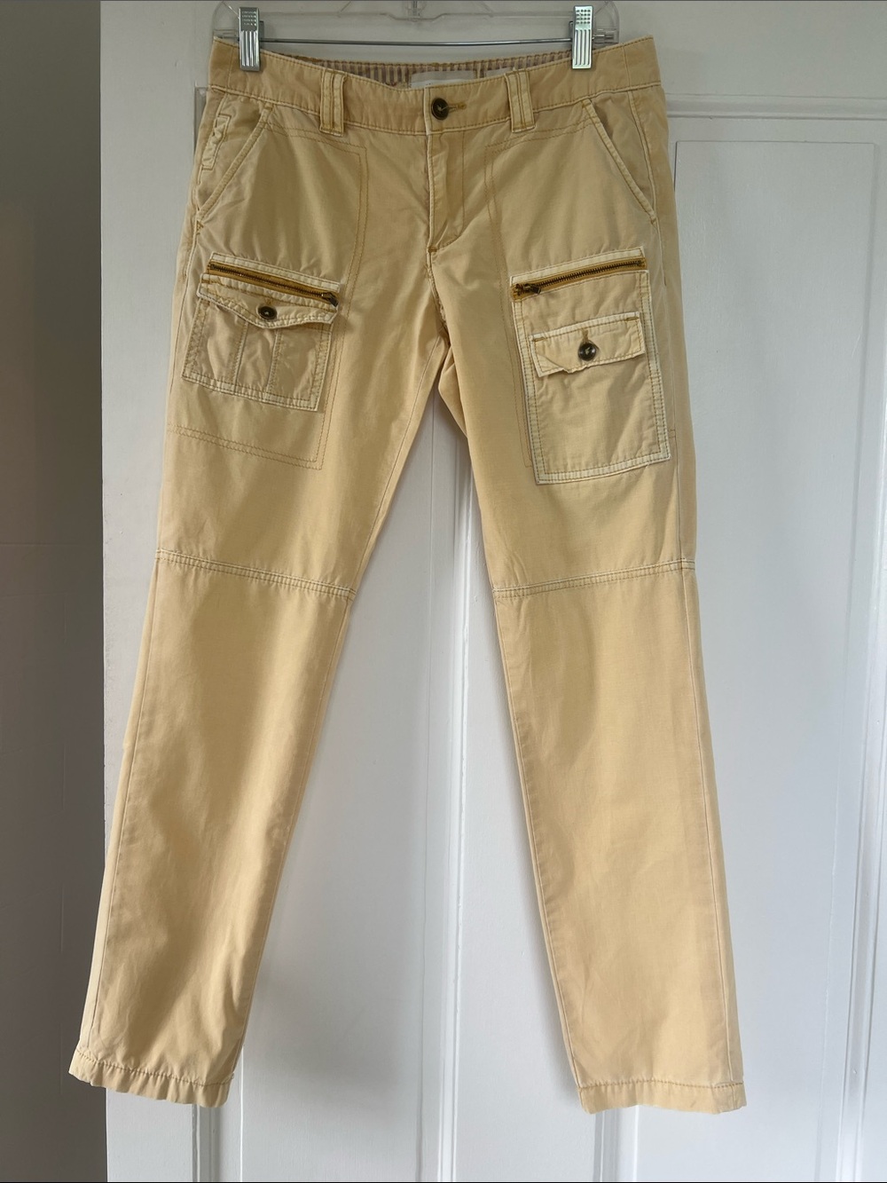 Anthropologie / HEI HEI Pale Yellow Cotton Pants